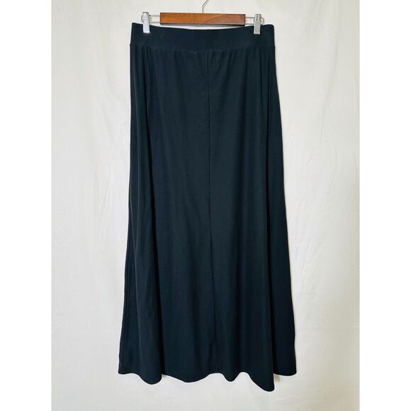 Maurices Women's Stretchy Modest Black Maxi Skirt Size M - Picture 3 of 3